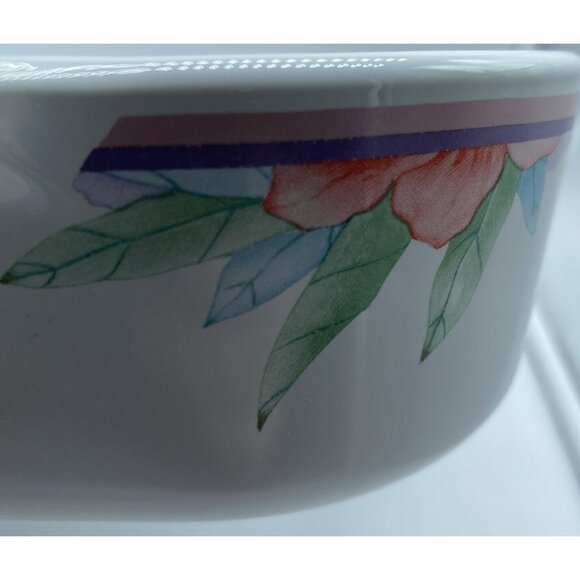 Vintage Corning Ware Casserole Lasagna Baking Dish Pink Peony A-21-B-N - Picture 6 of 14